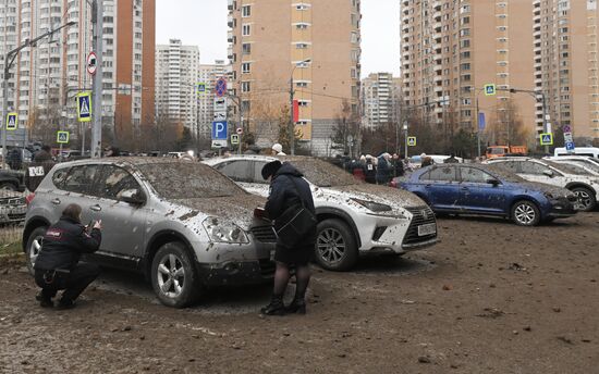 Russia Ice Complex Pillar Collapse