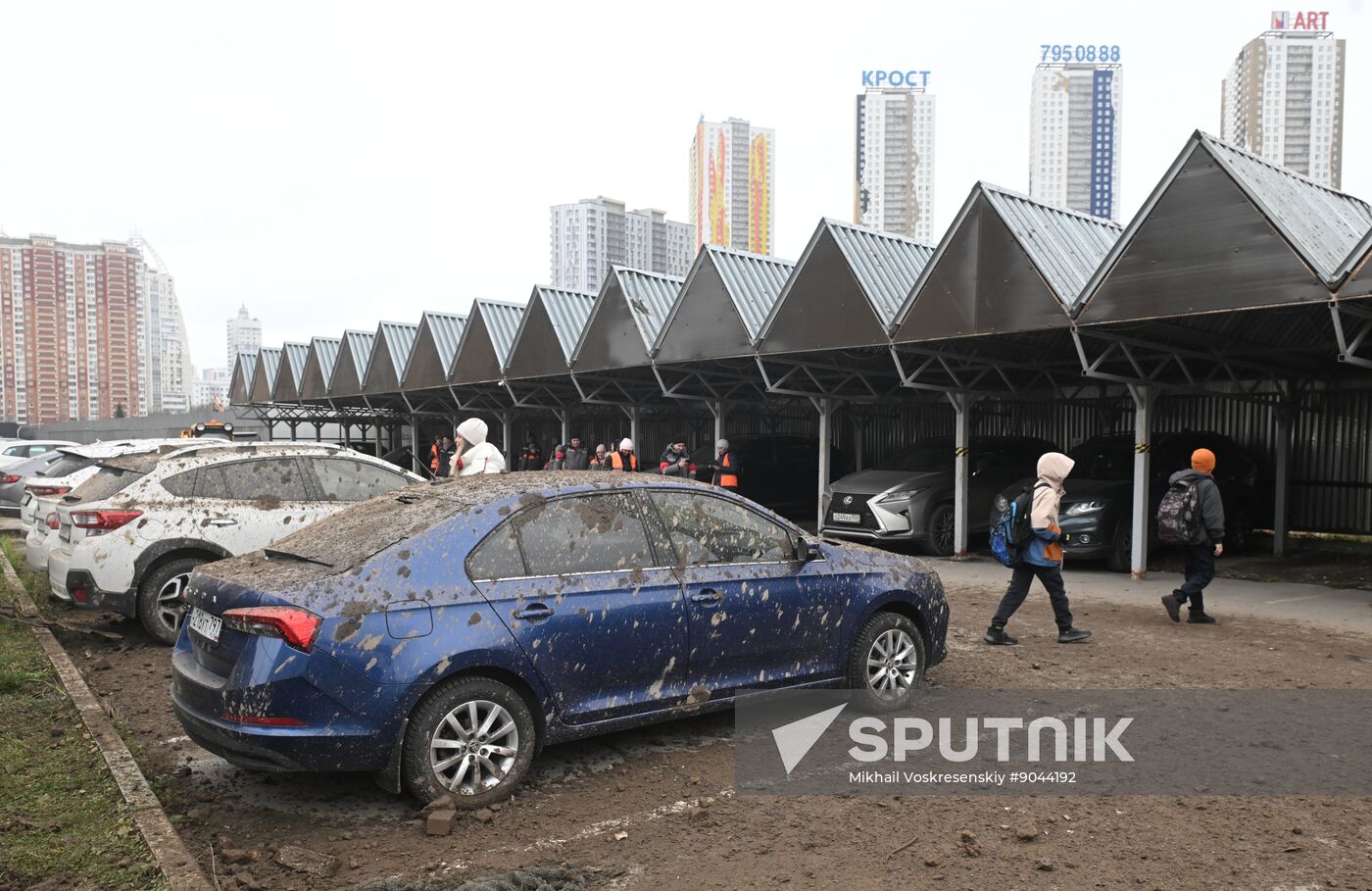 Russia Ice Complex Pillar Collapse
