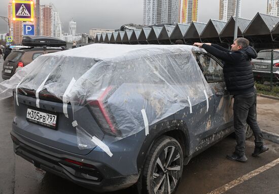 Russia Ice Complex Pillar Collapse