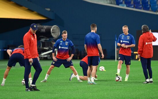 Russia Soccer Friendly Russia Training