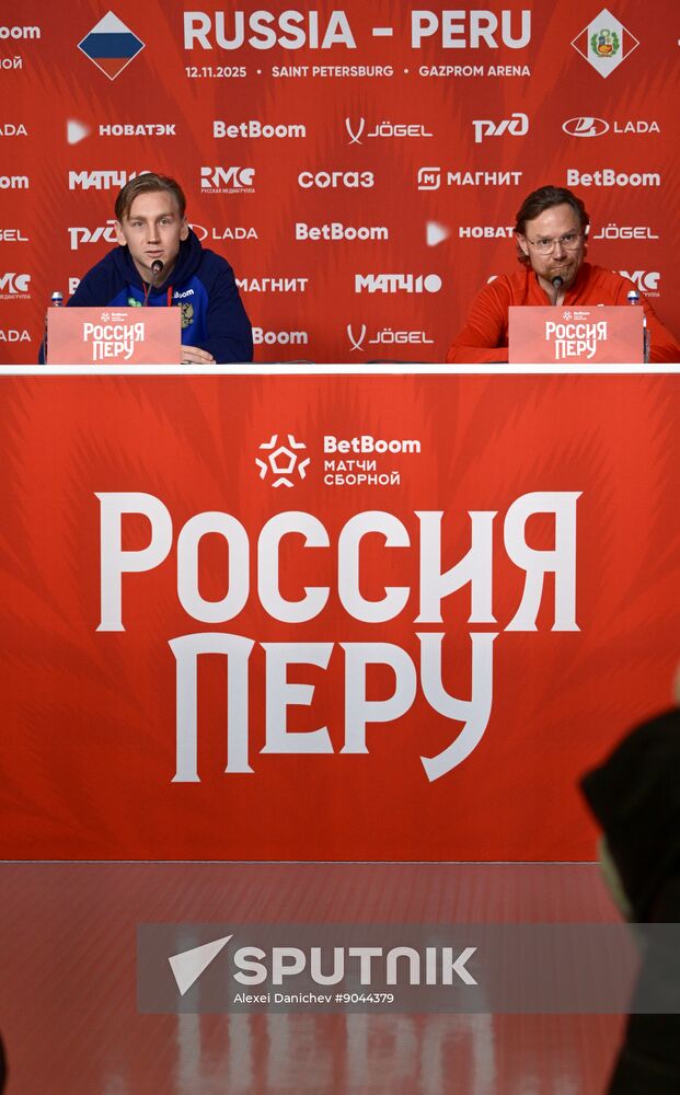 Russia Soccer Friendly Russia - Peru Preview