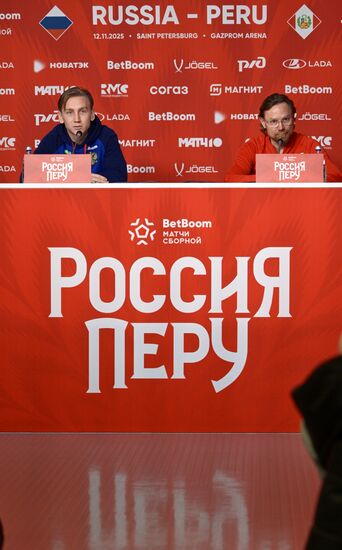 Russia Soccer Friendly Russia - Peru Preview