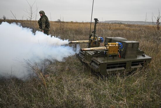 Russia Ukraine Military Operation RCB Troops Training