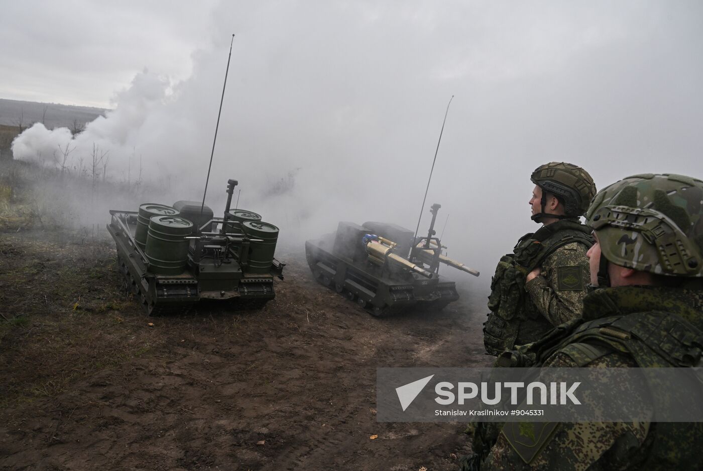 Russia Ukraine Military Operation RCB Troops Training