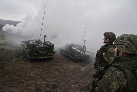 Russia Ukraine Military Operation RCB Troops Training