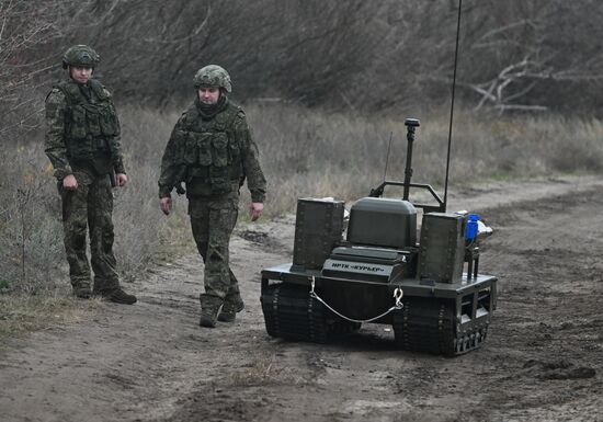 Russia Ukraine Military Operation RCB Troops Training
