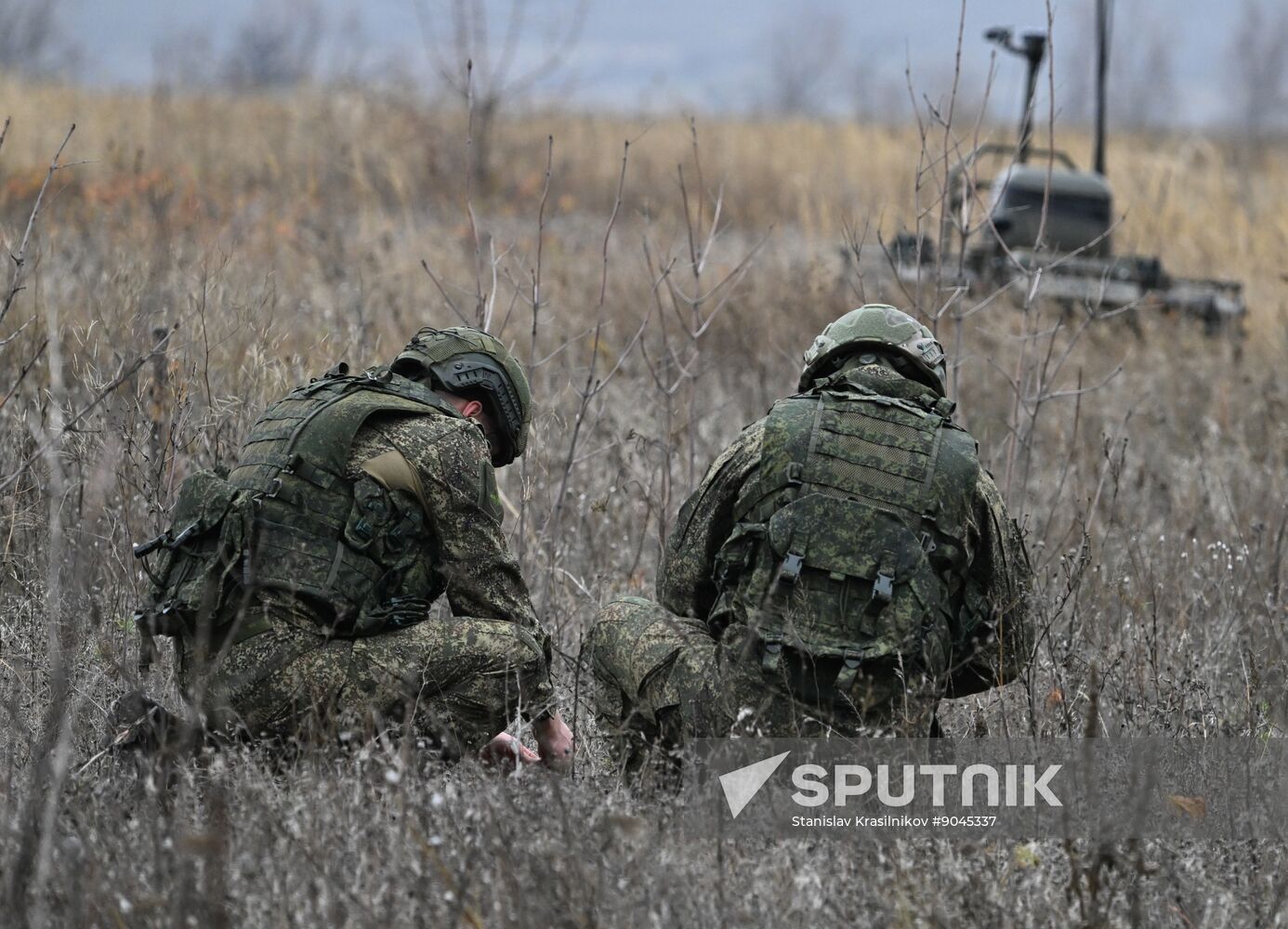 Russia Ukraine Military Operation RCB Troops Training