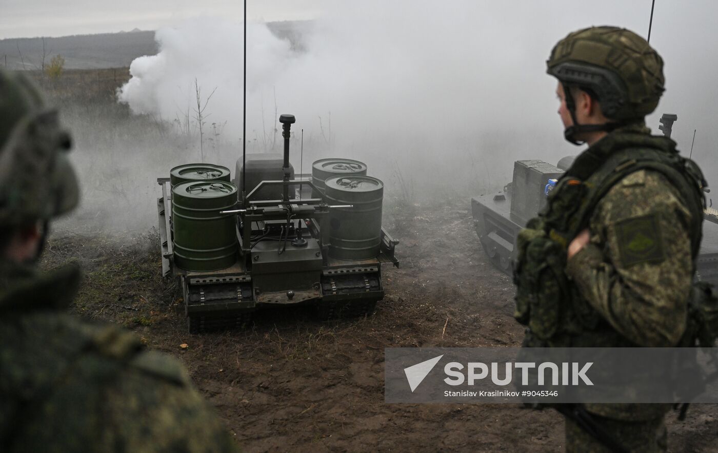 Russia Ukraine Military Operation RCB Troops Training