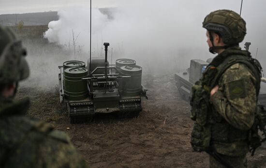 Russia Ukraine Military Operation RCB Troops Training