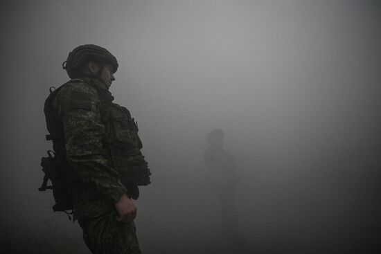 Russia Ukraine Military Operation RCB Troops Training