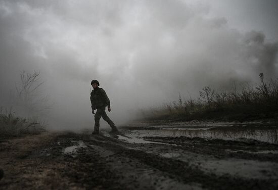 Russia Ukraine Military Operation RCB Troops Training