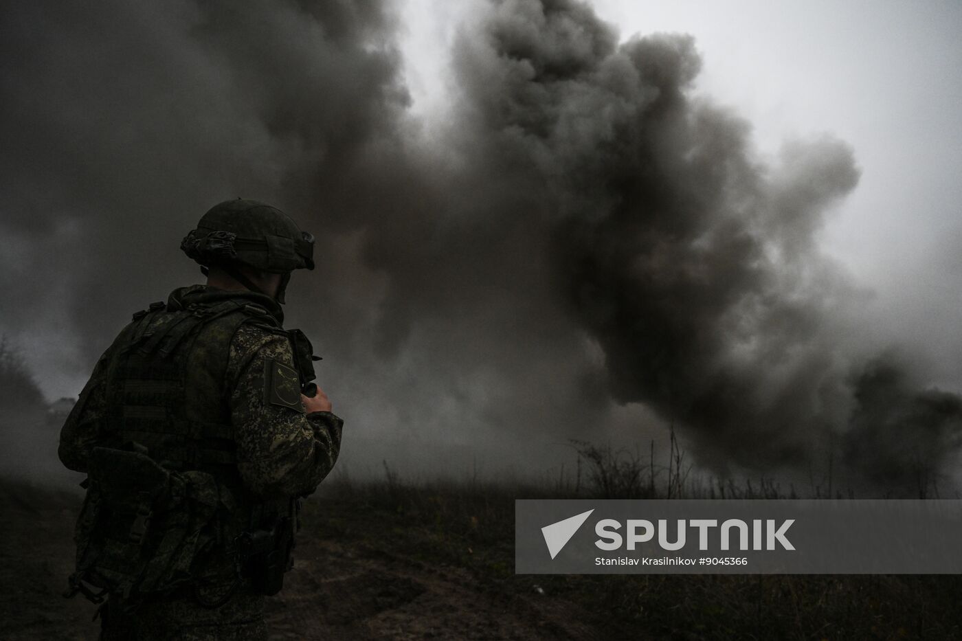 Russia Ukraine Military Operation RCB Troops Training