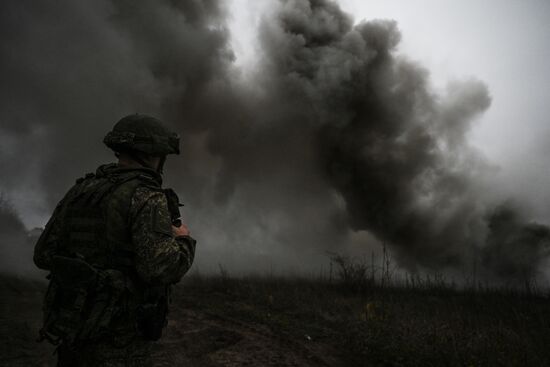 Russia Ukraine Military Operation RCB Troops Training