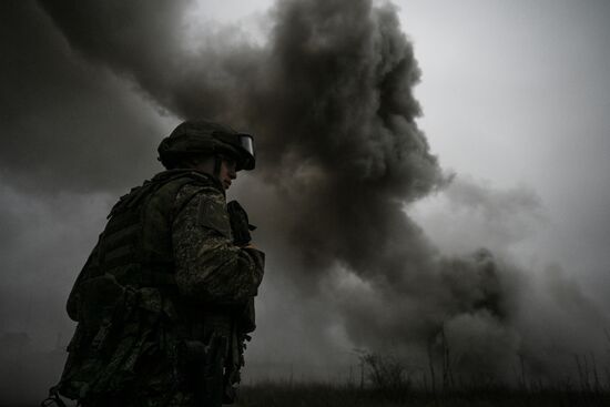 Russia Ukraine Military Operation RCB Troops Training