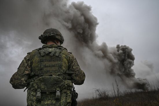 Russia Ukraine Military Operation RCB Troops Training