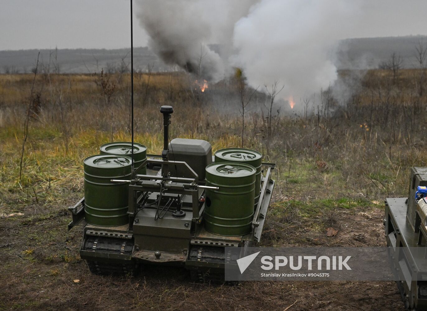 Russia Ukraine Military Operation RCB Troops Training