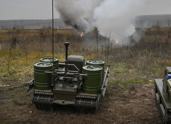 Russia Ukraine Military Operation RCB Troops Training