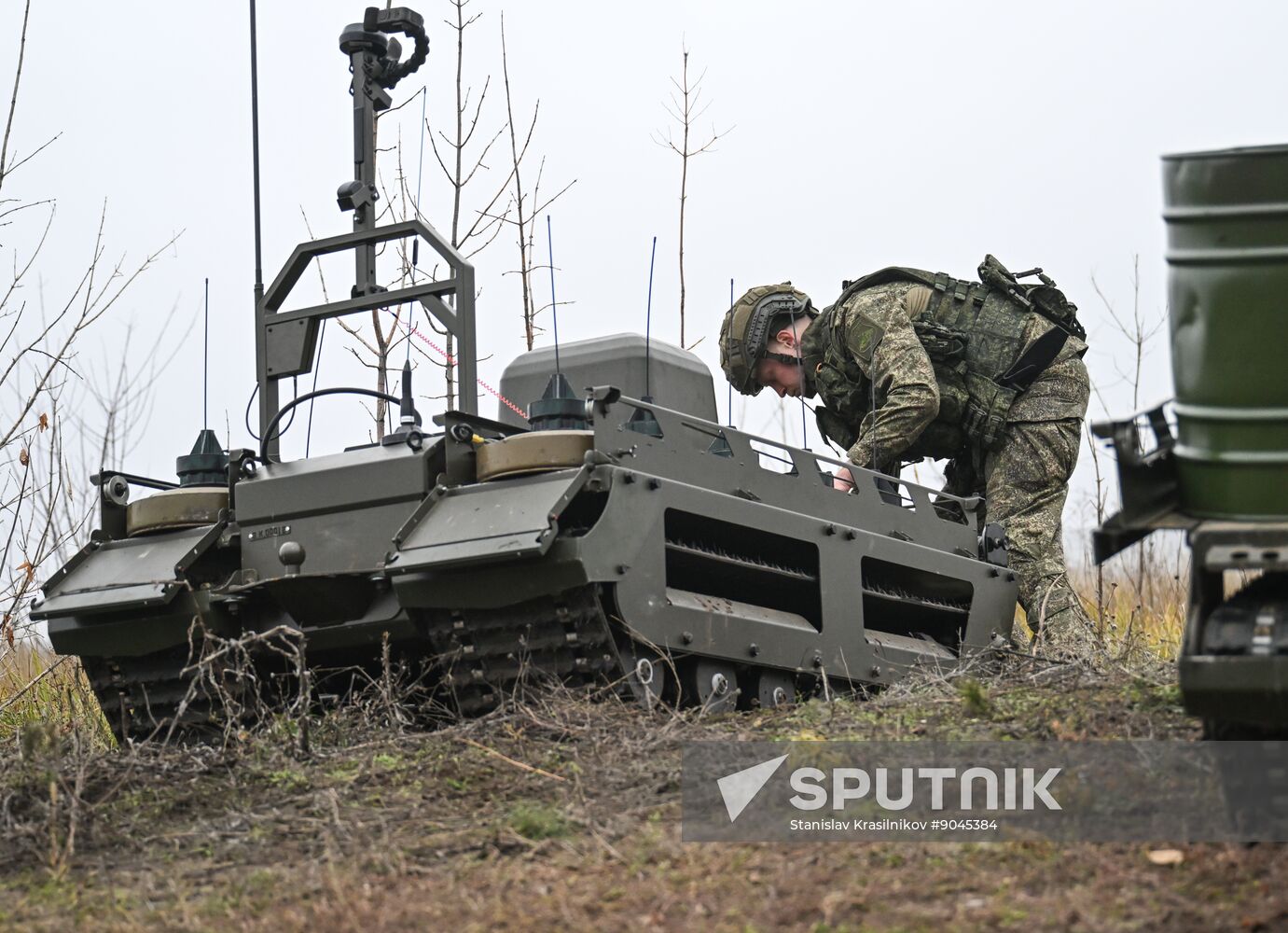 Russia Ukraine Military Operation RCB Troops Training