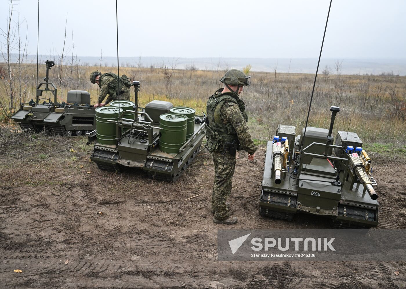Russia Ukraine Military Operation RCB Troops Training