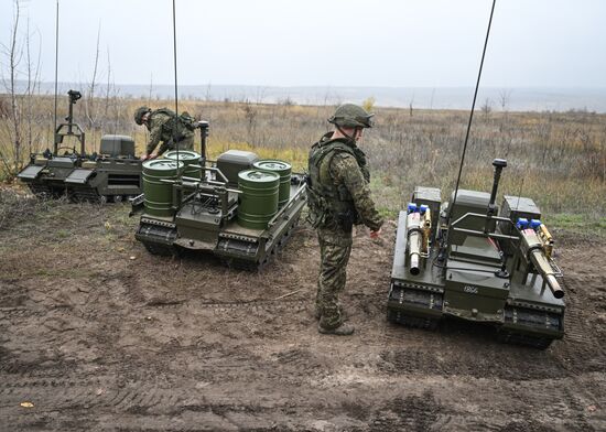 Russia Ukraine Military Operation RCB Troops Training