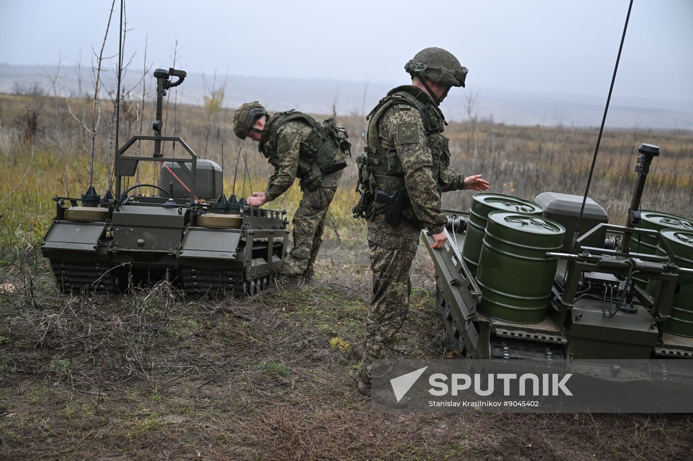 Russia Ukraine Military Operation RCB Troops Training