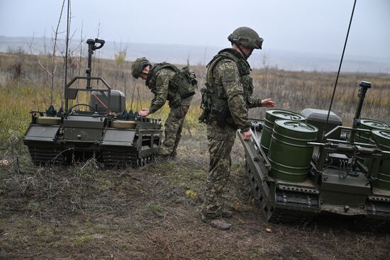 Russia Ukraine Military Operation RCB Troops Training
