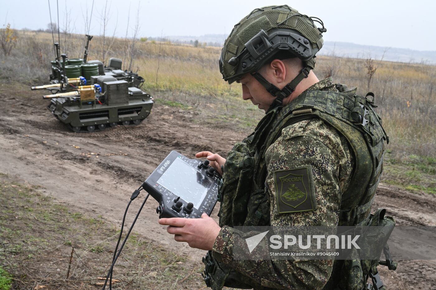 Russia Ukraine Military Operation RCB Troops Training