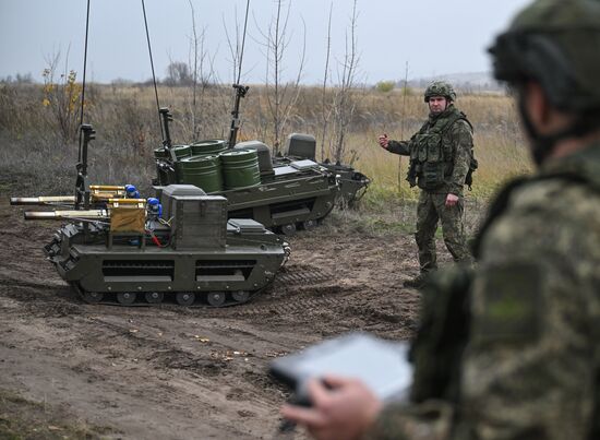 Russia Ukraine Military Operation RCB Troops Training