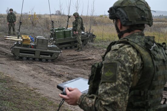 Russia Ukraine Military Operation RCB Troops Training