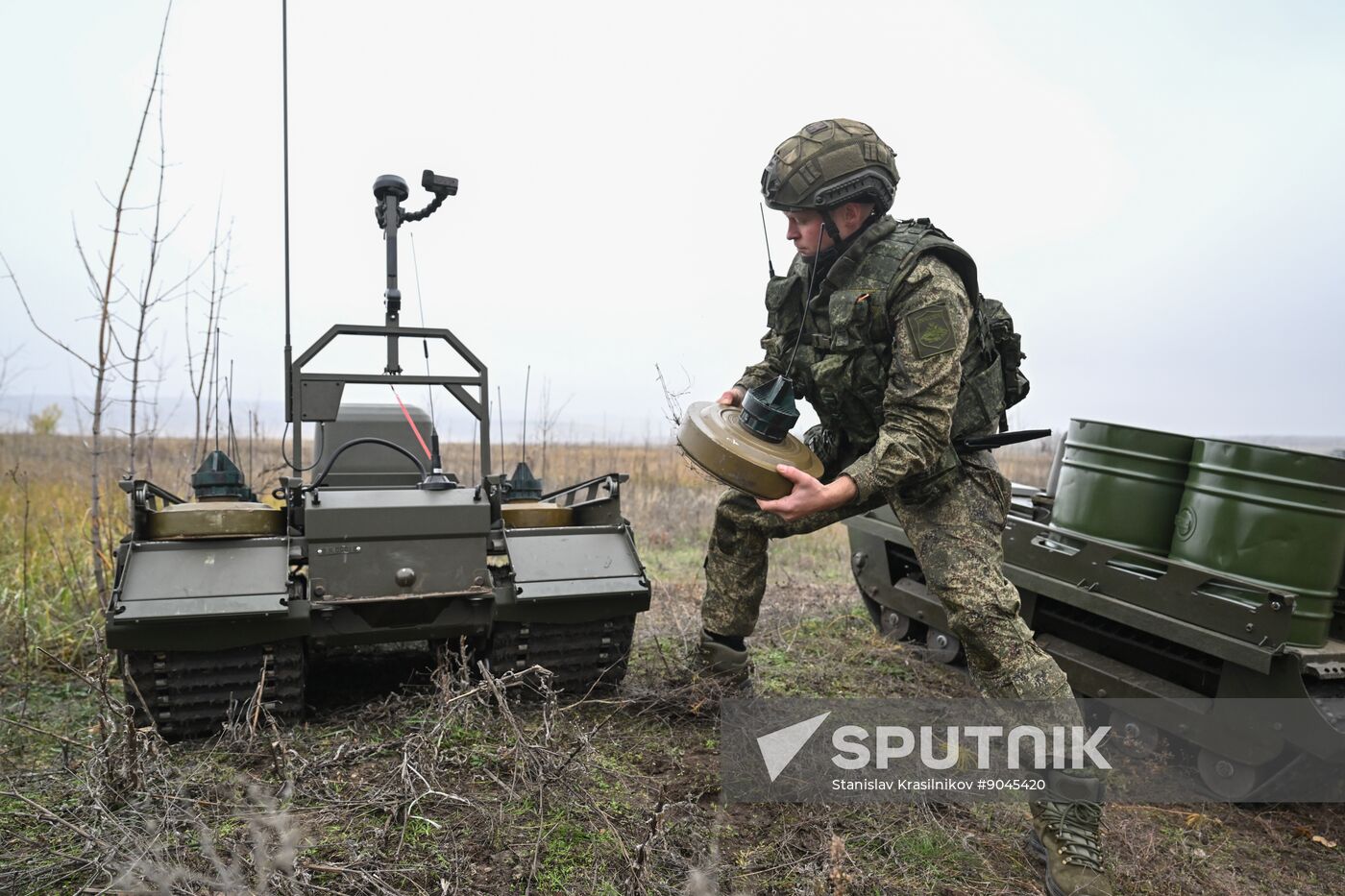 Russia Ukraine Military Operation RCB Troops Training