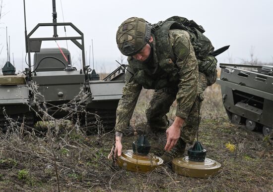 Russia Ukraine Military Operation RCB Troops Training