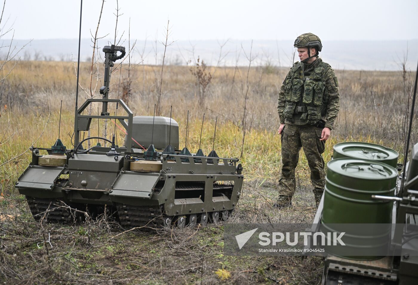 Russia Ukraine Military Operation RCB Troops Training