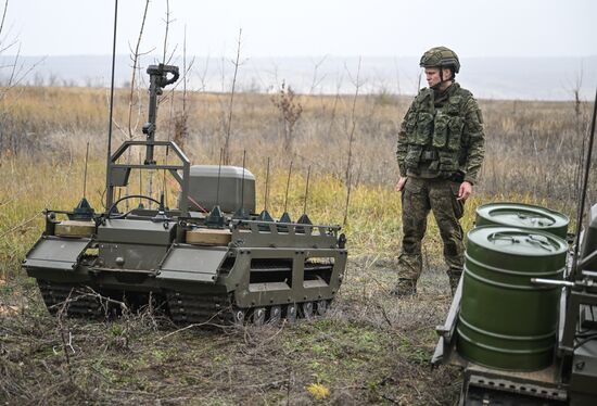 Russia Ukraine Military Operation RCB Troops Training