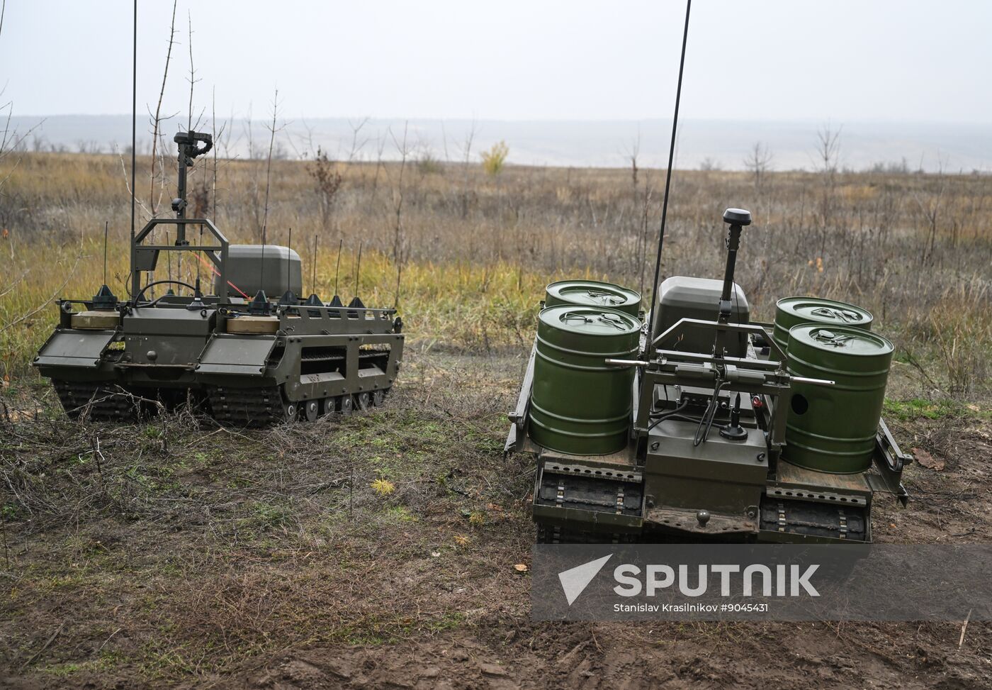 Russia Ukraine Military Operation RCB Troops Training