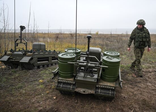 Russia Ukraine Military Operation RCB Troops Training