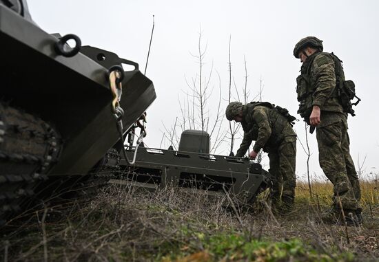 Russia Ukraine Military Operation RCB Troops Training