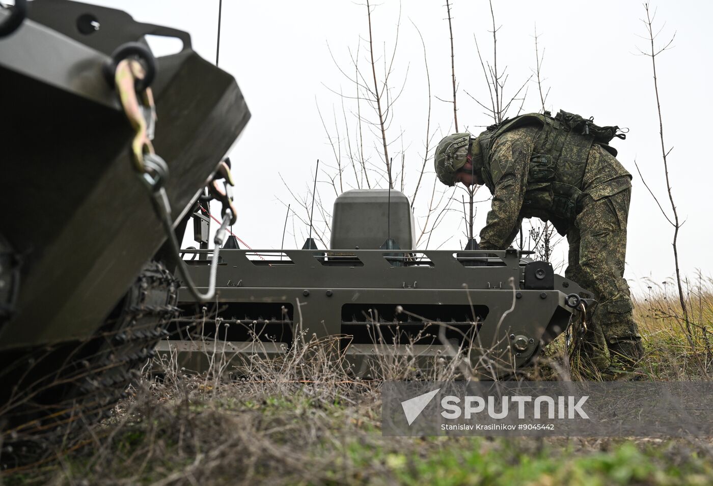 Russia Ukraine Military Operation RCB Troops Training