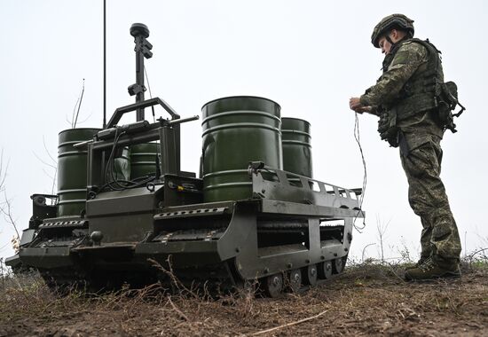 Russia Ukraine Military Operation RCB Troops Training