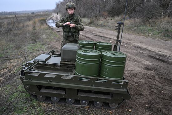 Russia Ukraine Military Operation RCB Troops Training