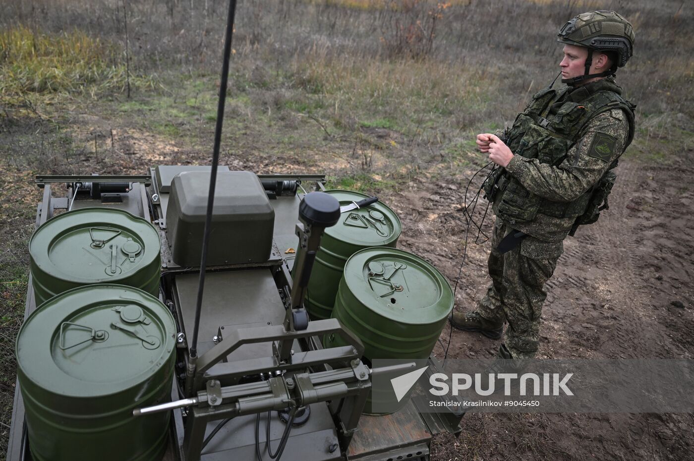 Russia Ukraine Military Operation RCB Troops Training