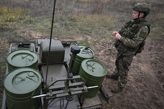 Russia Ukraine Military Operation RCB Troops Training