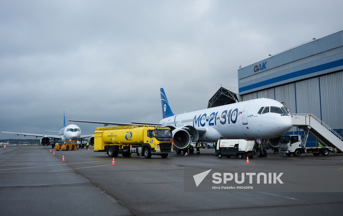 Russia New MC-21 Passenger Jet Tests