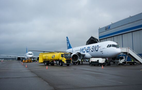 Russia New MC-21 Passenger Jet Tests