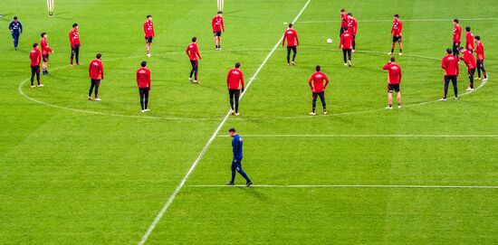 Russia Soccer Friendly Chile Training