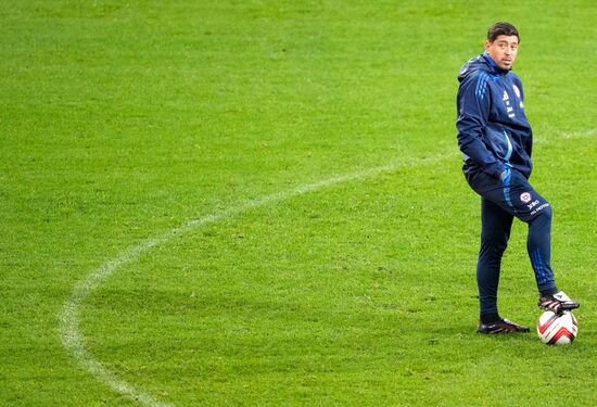 Russia Soccer Friendly Chile Training