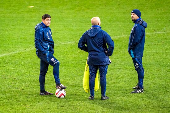 Russia Soccer Friendly Chile Training