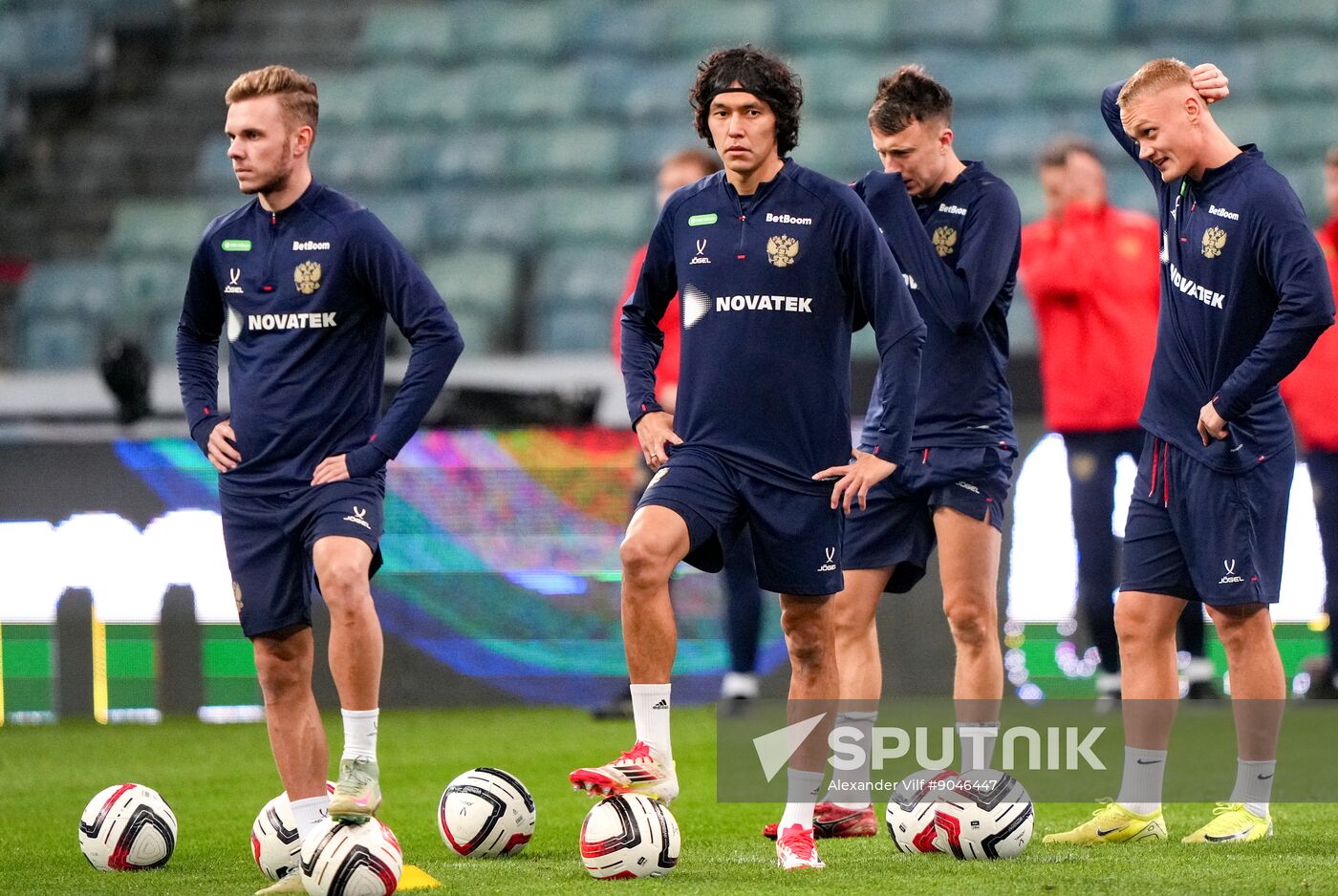 Russia Soccer Friendly Russia Training