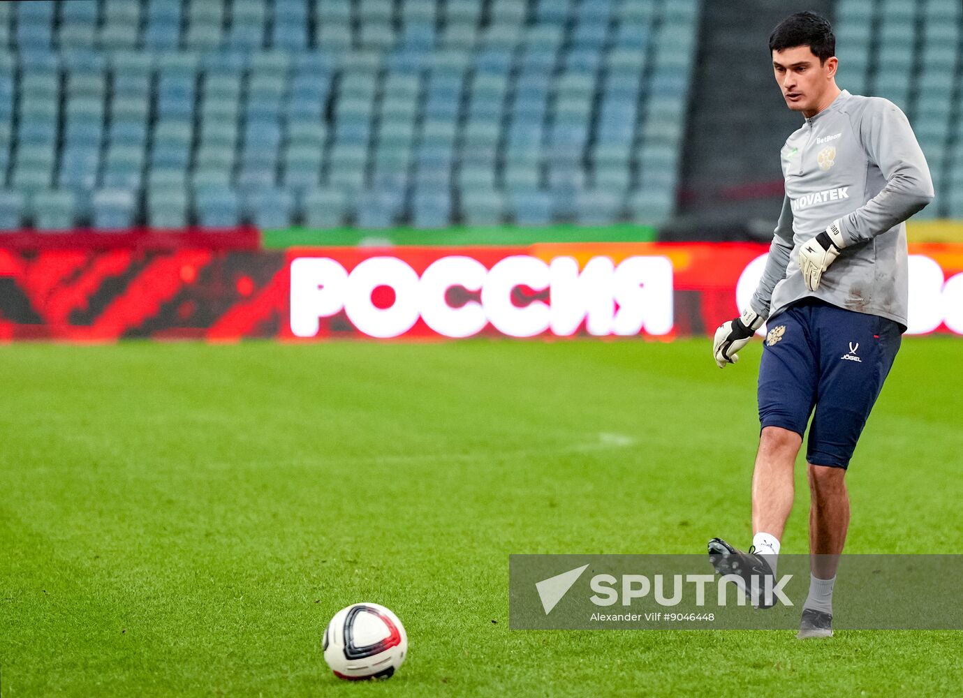 Russia Soccer Friendly Russia Training