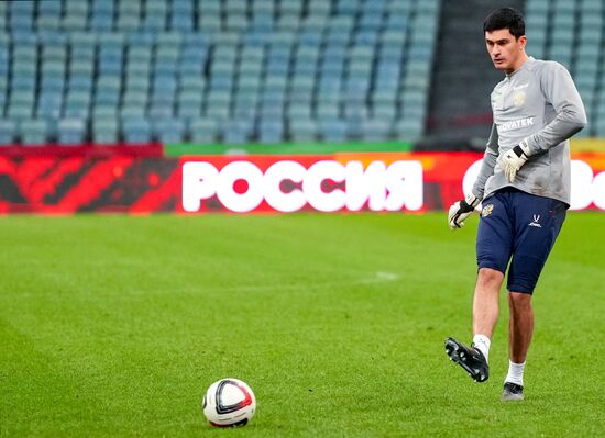 Russia Soccer Friendly Russia Training