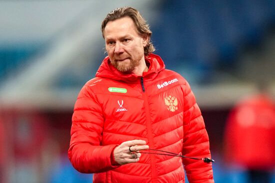 Russia Soccer Friendly Russia Training